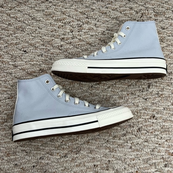 Converse High Top Chuck Taylor 70 Nautical Tri-Blocked Ghosted Vintage White - Picture 11 of 14